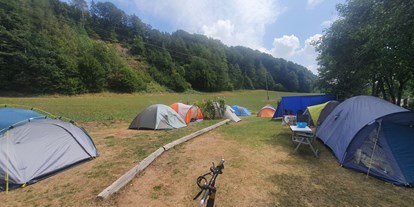 Campingplätze - Barzahlung - Zeltwiese - Campingplatz am Marktler Badesee