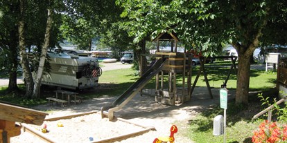 Campingplätze - Kinderspielplatz am Platz - Oberbayern - Camping Halbinsel Burg