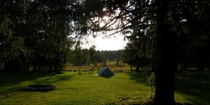 Campingplätze - Kinderspielplatz am Platz - Saulgrub - Naturfreundehaus Saulgrub