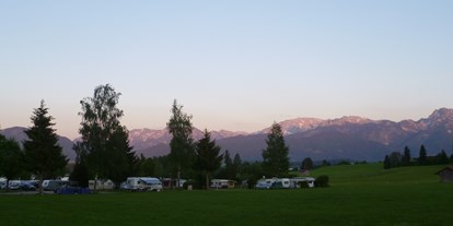 Campingplätze - Liegt in den Bergen - Rieden (Landkreis Ostallgäu) - Campingplatz Seewang