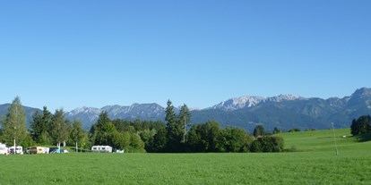 Campingplätze - Ver- und Entsorgung für Reisemobile - Allgäu / Bayerisch Schwaben - Campingplatz Seewang