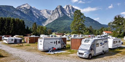 Campingplätze - Frischwasser am Stellplatz - Grainau - Camping Resort Zugspitze