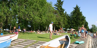 Campingplätze - Frischwasser am Stellplatz - Oberbayern - Camping Strandbad Bootsverleih Wagner