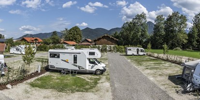 Campingplätze - Baden in natürlichen Gewässern - Oberbayern - Lenggrieser Bergcamping