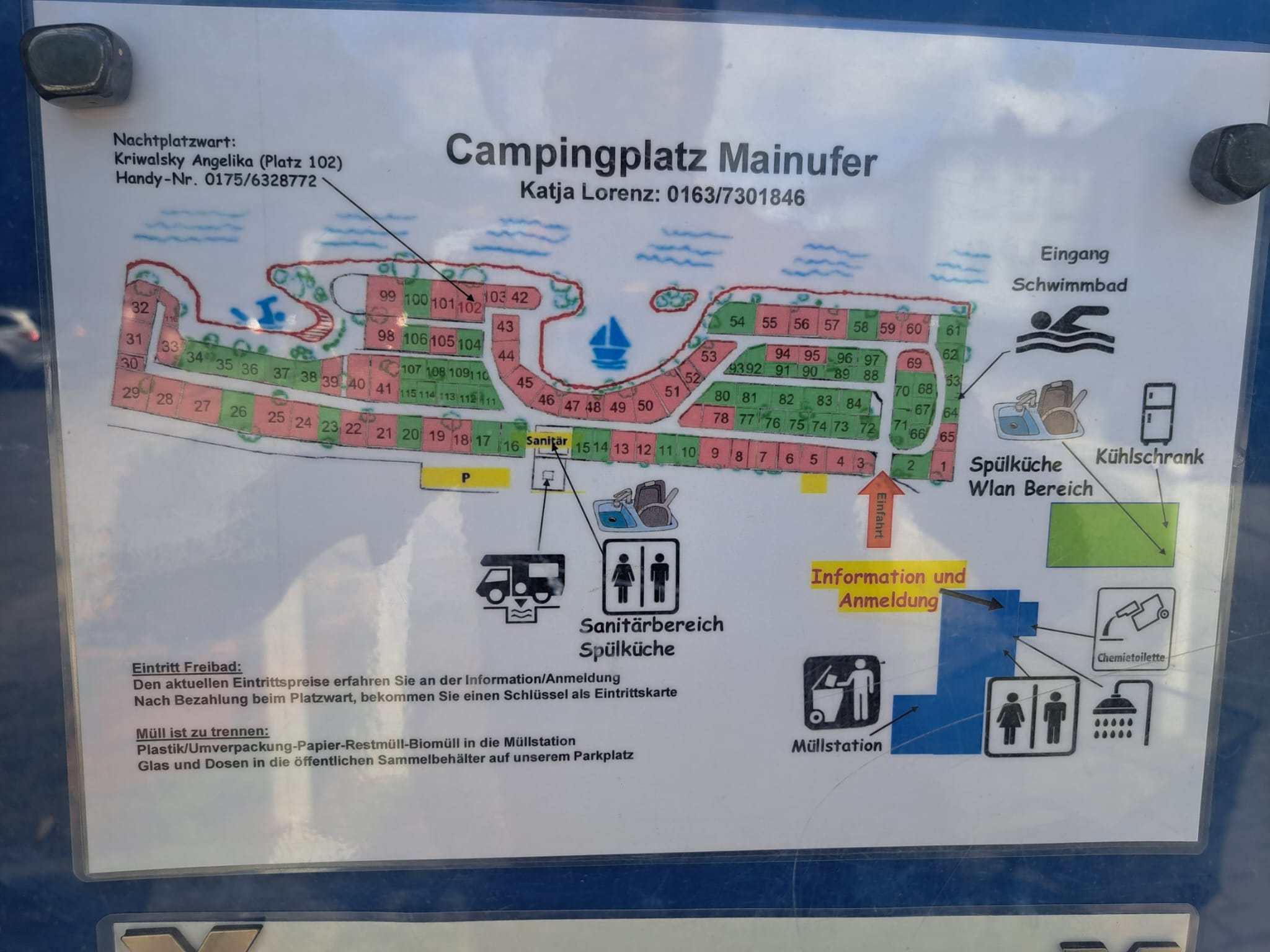 Campingplatz: Campingplatz Mainufer