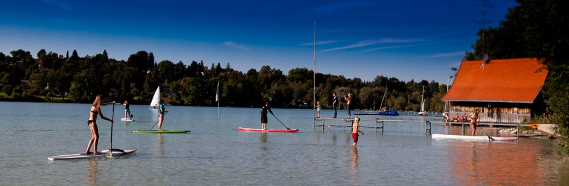 Campingplatz: Wassersport auf dem Pilsensee  - Camping am Pilsensee