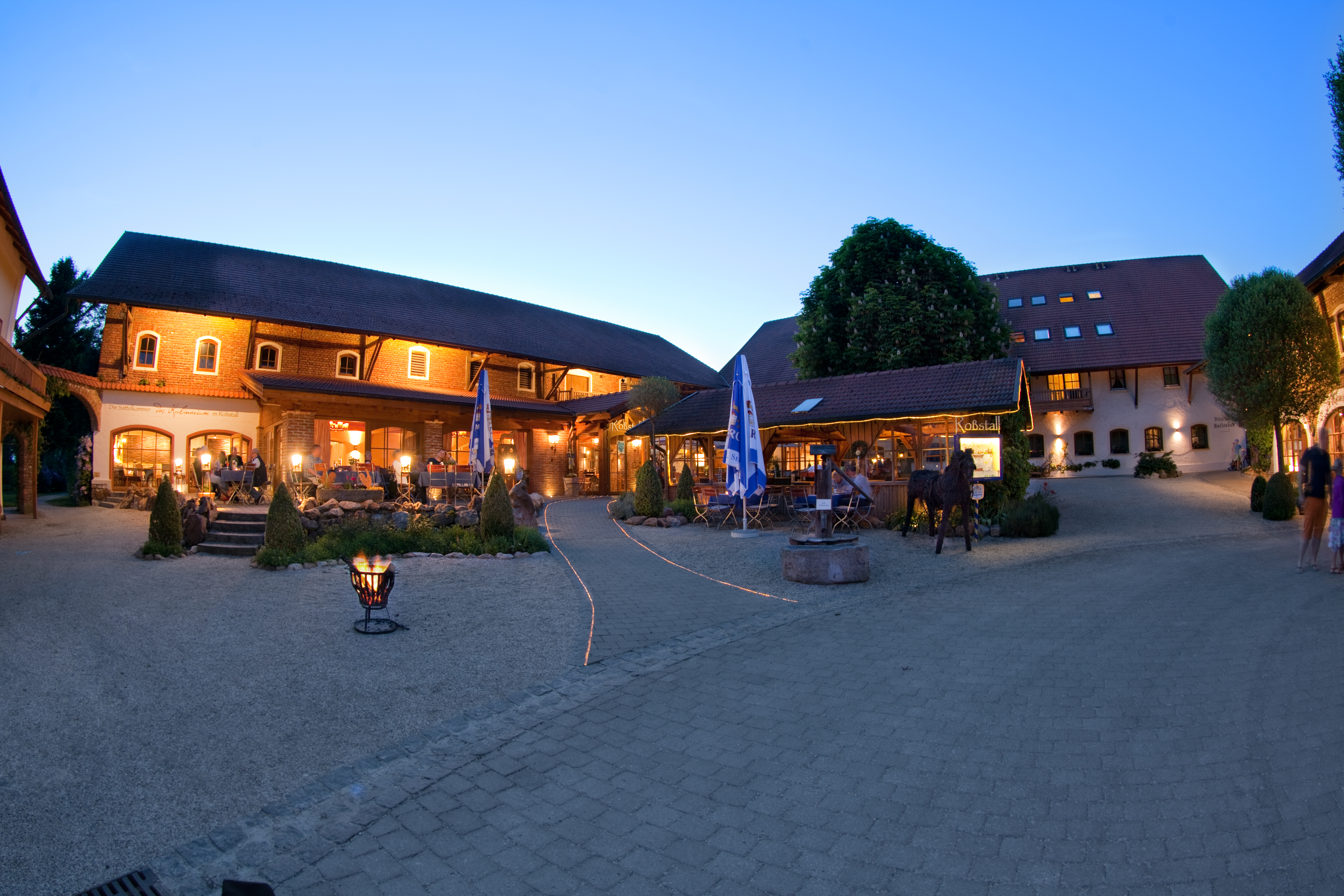 Campingplatz: Arterhof am Abend - Kur-Gutshof-Camping Arterhof