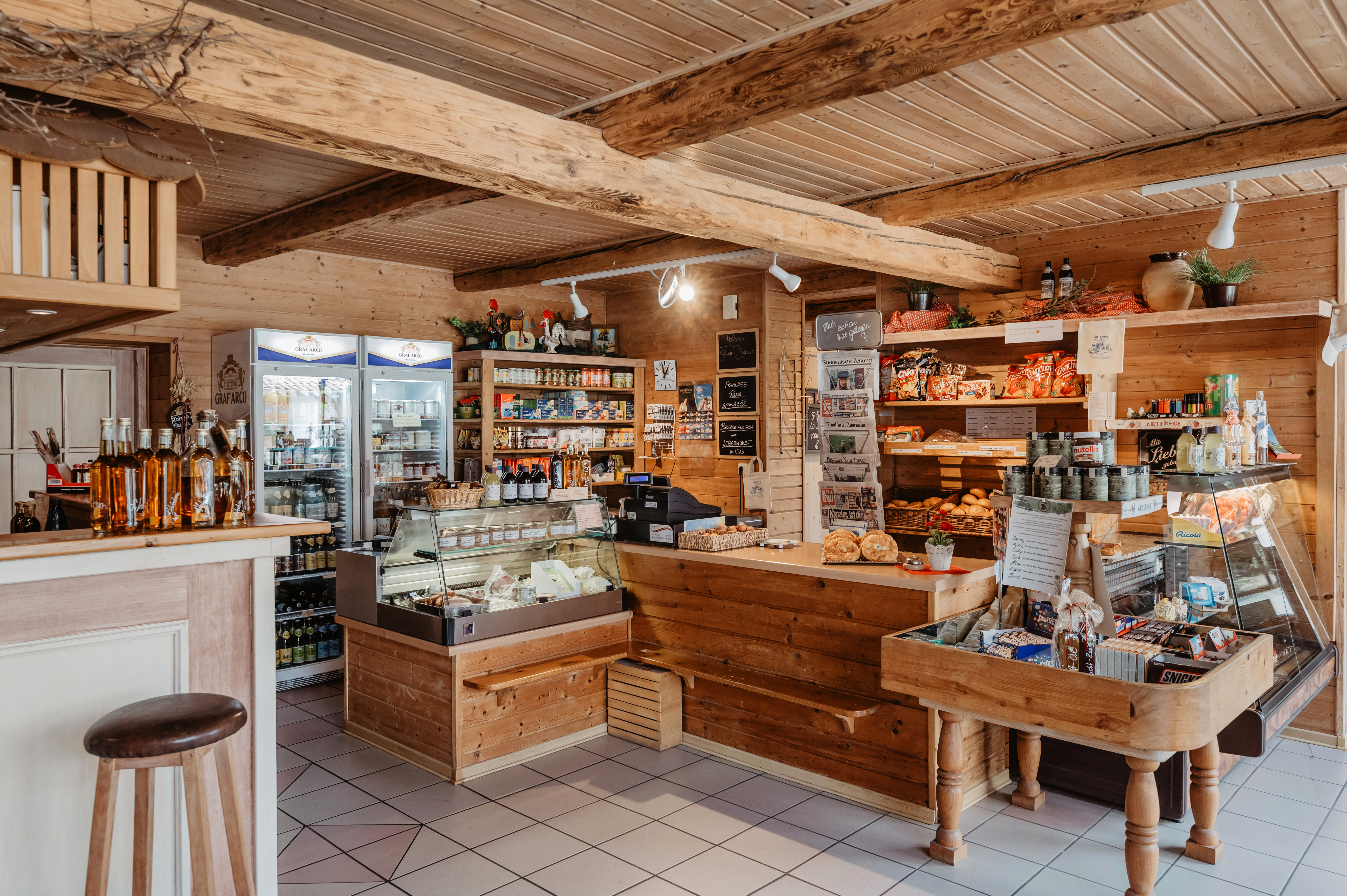 Campingplatz: Hofladen  - Kur-Gutshof-Camping Arterhof