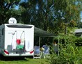 Campingplatz: Unsere Wohnmobilstellplätze im Grünen.  - Camping Zeh am See/ Allgäu