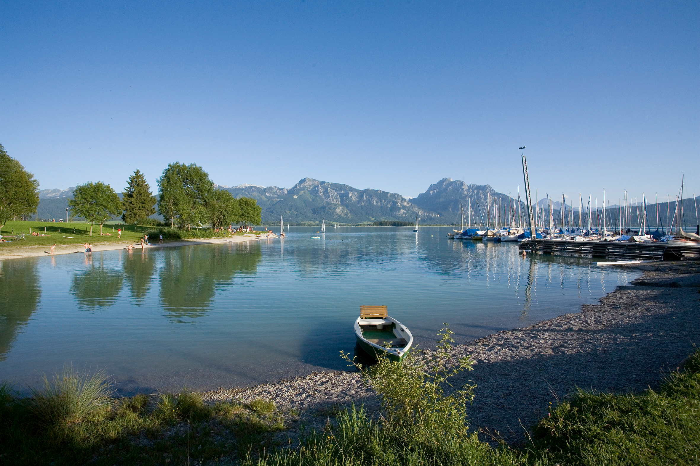 Campingplatz: Abend Idylle am See - Camping Magdalena