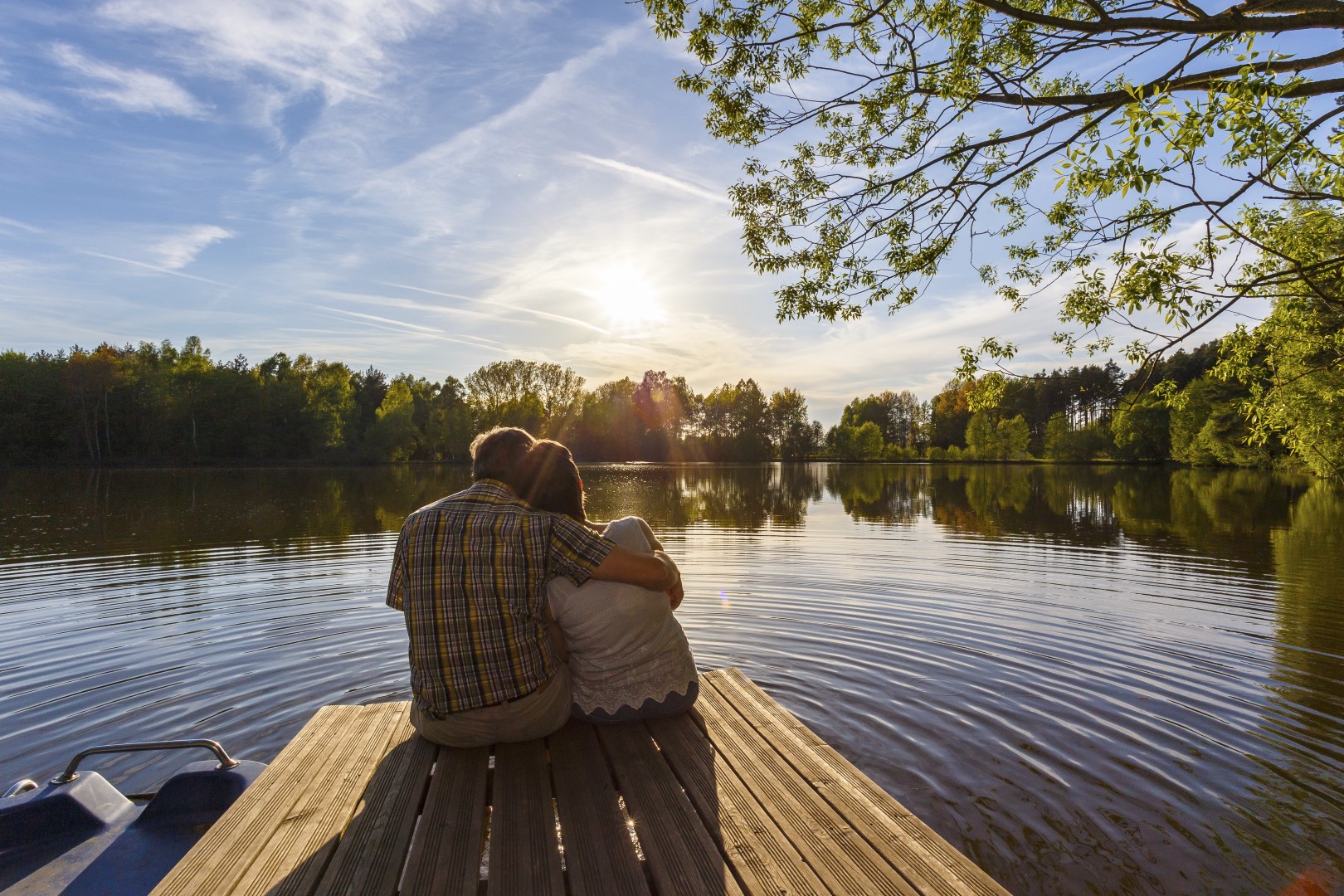 Campingplatz: Den Tag am Wasser direkt am Camping Waldsee ausklingen lassen... - Camping Waldsee