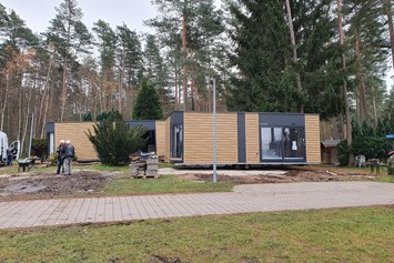 Campingplatz: Unsere neuen Mobilheime bieten großen Komfort.  - Camping Waldsee GmbH & Co. KG