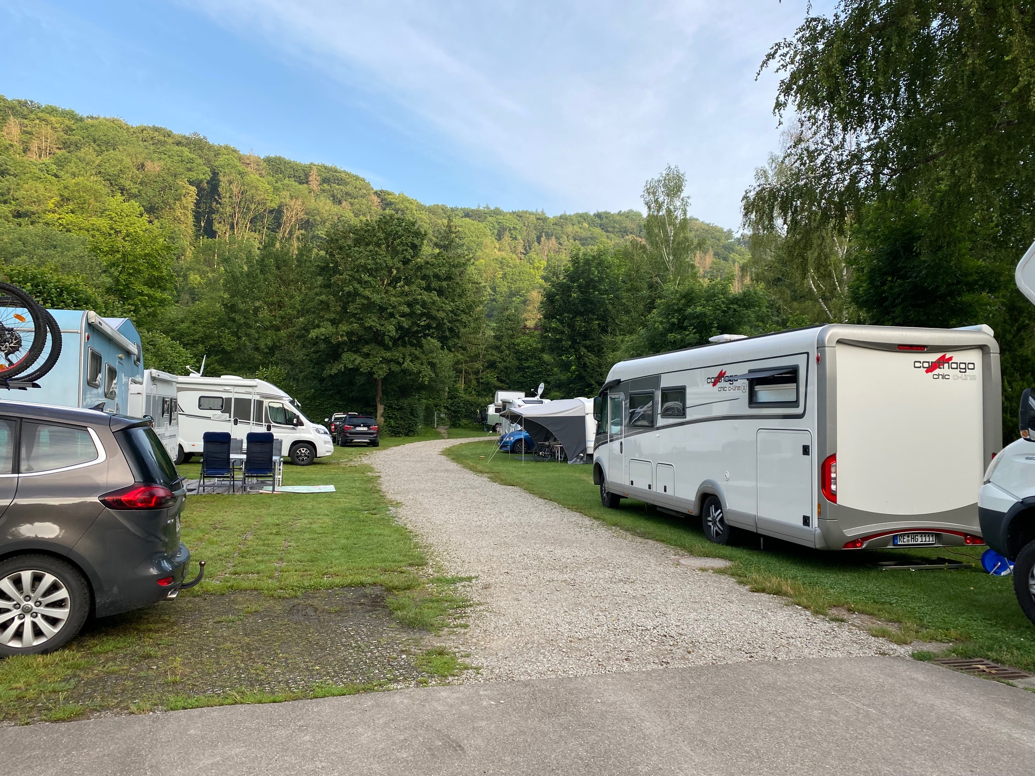 Campingplatz: Bereich B - Camping Tauberromantik
