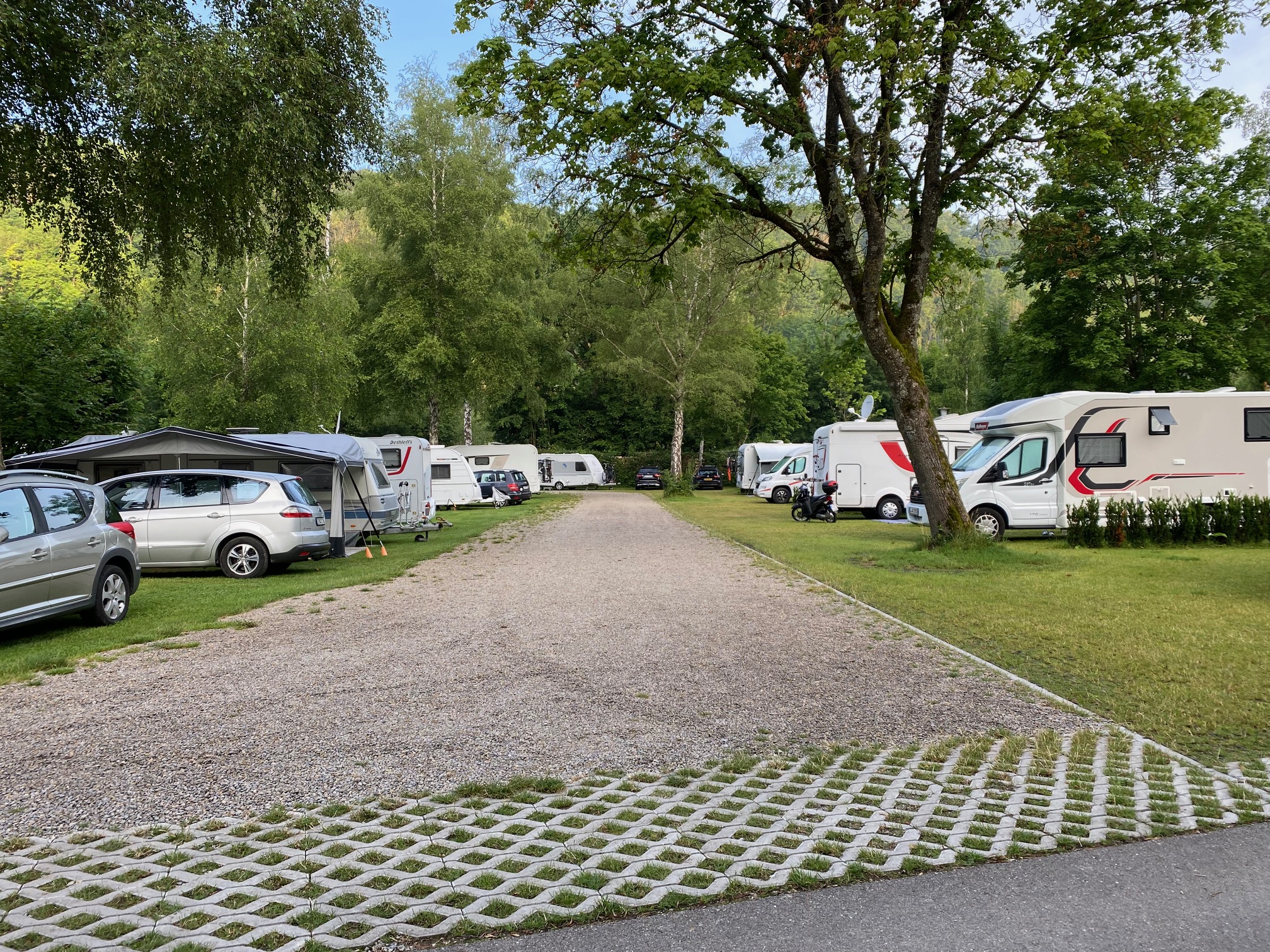 Campingplatz: Bereiche D und E - Camping Tauberromantik