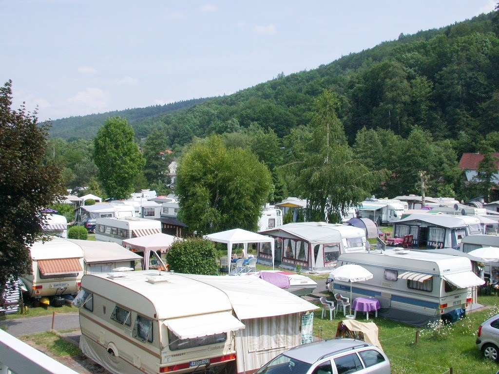 Campingplatz: Campingplatz Saaleinsel Gemünden