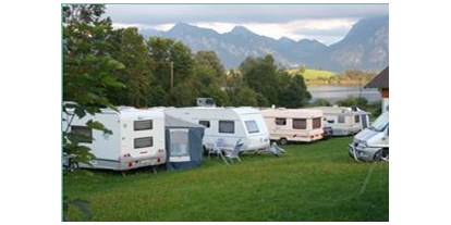 Campingplätze - Zentraler Stromanschluss - Allgäu / Bayerisch Schwaben - Camping Guggemos