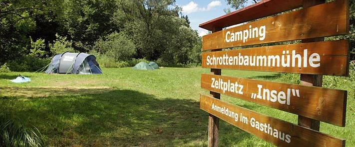 Campingplatz: Camping Schrottenbaummühle