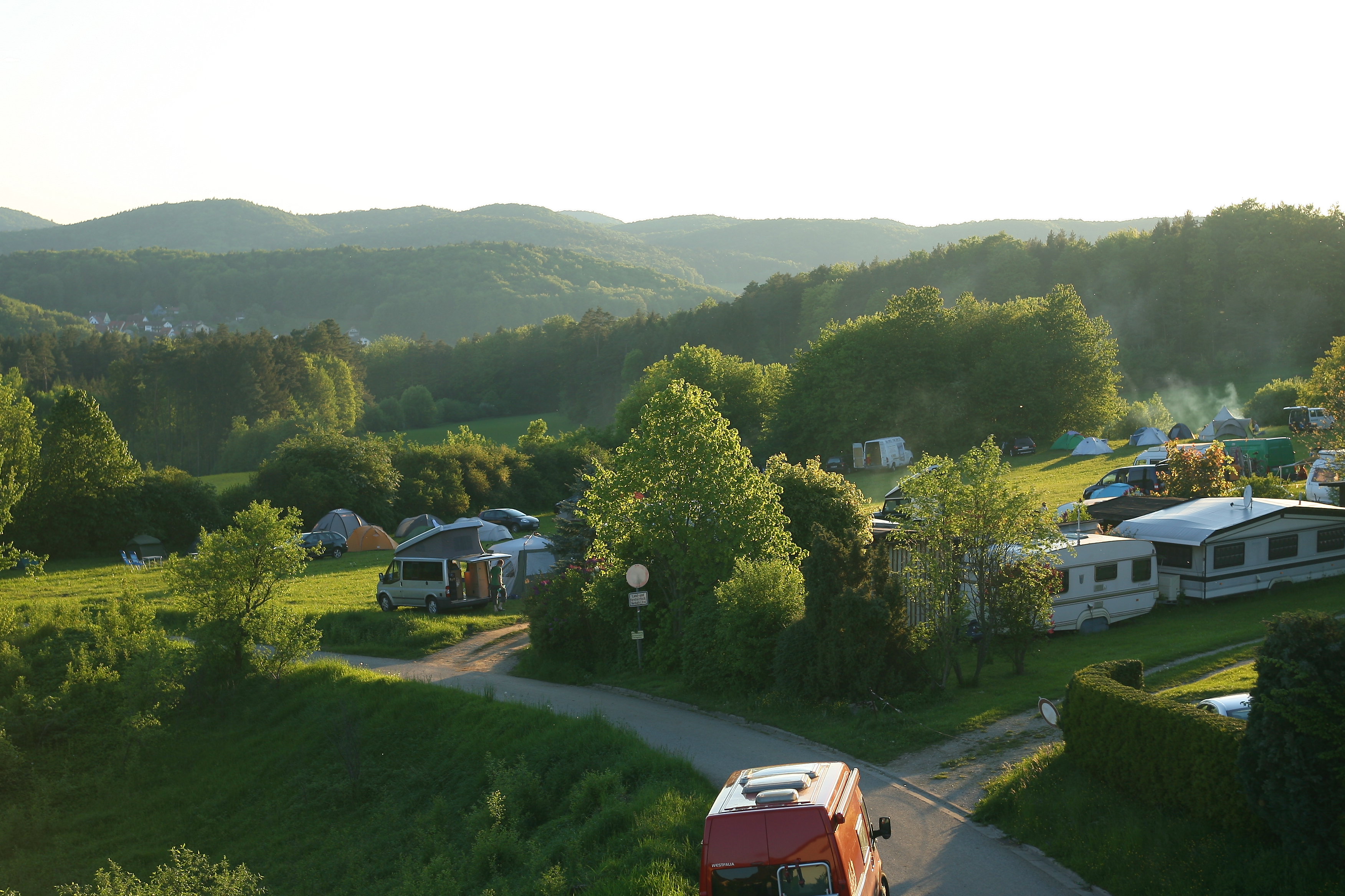Campingplätze - Zentraler Stromanschluss - Gößweinstein - Campingplatz Moritz